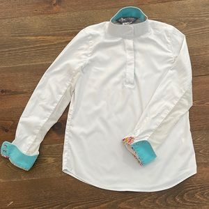 RJ Classics Girls English show shirt size large